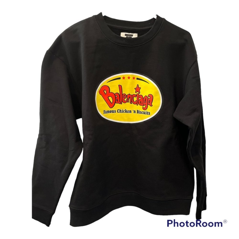 Market Secret Club Balenci...Chicken n Biscuits Crewneck Sweatshirt